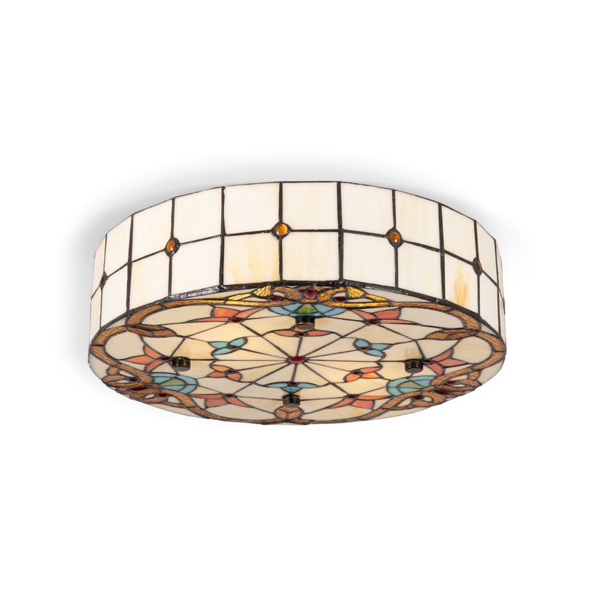 Brilagi - Tiffany vitrážové stropné svietidlo MIRABELLA 3xE27/60W/230V Ø 40 cm