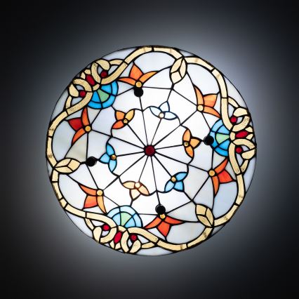 Brilagi - Tiffany vitrážové stropné svietidlo MIRABELLA 3xE27/60W/230V Ø 40 cm