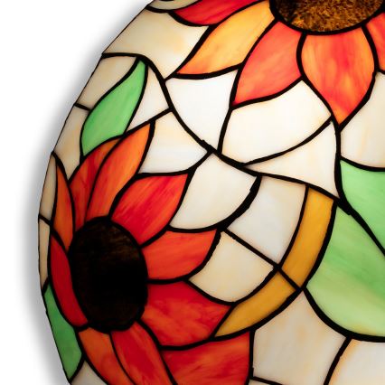 Brilagi - Tiffany vitrážové stropné svietidlo SUNFLOWER 2xE27/60W/230V pr. 40 cm