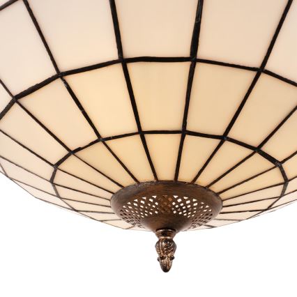 Brilagi - Tiffany vitrážový luster na reťazi SIENNA 3xE27/60W/230V priemer 50 cm