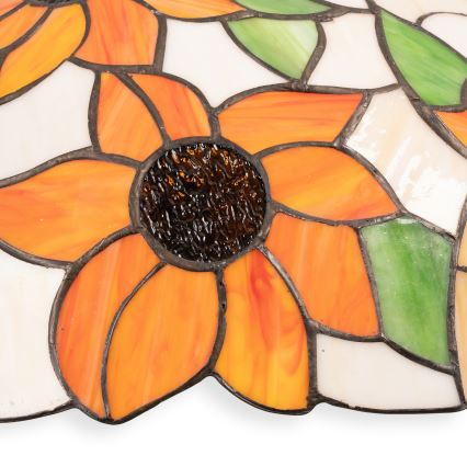 Brilagi - Tiffany vitrážový luster na reťazi SUNFLOWER 1xE27/60W/230V pr. 40 cm