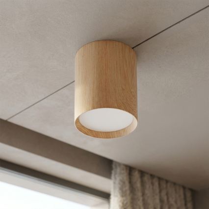 BRILAGI - Bodové svietidlo SMOOTH LONG 1xGX53/15W/230V 100x82 mm dekor dubu