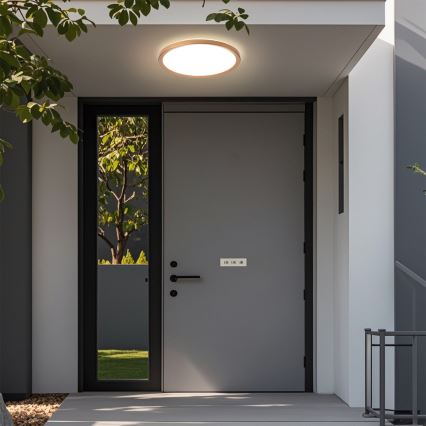 Brilagi - LED kúpeľňové stropné svietidlo ULTRA SLIM LED/24W/230V pr. 42 cm ružovo-zlatá IP54