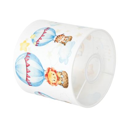 Brilagi - Univerzálne tienidlo BOBO E27 pr. 15 cm biela/zvieratká