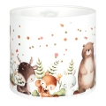 Brilagi - Univerzálne tienidlo BOBO E27 pr. 15 cm biela/zvieratká