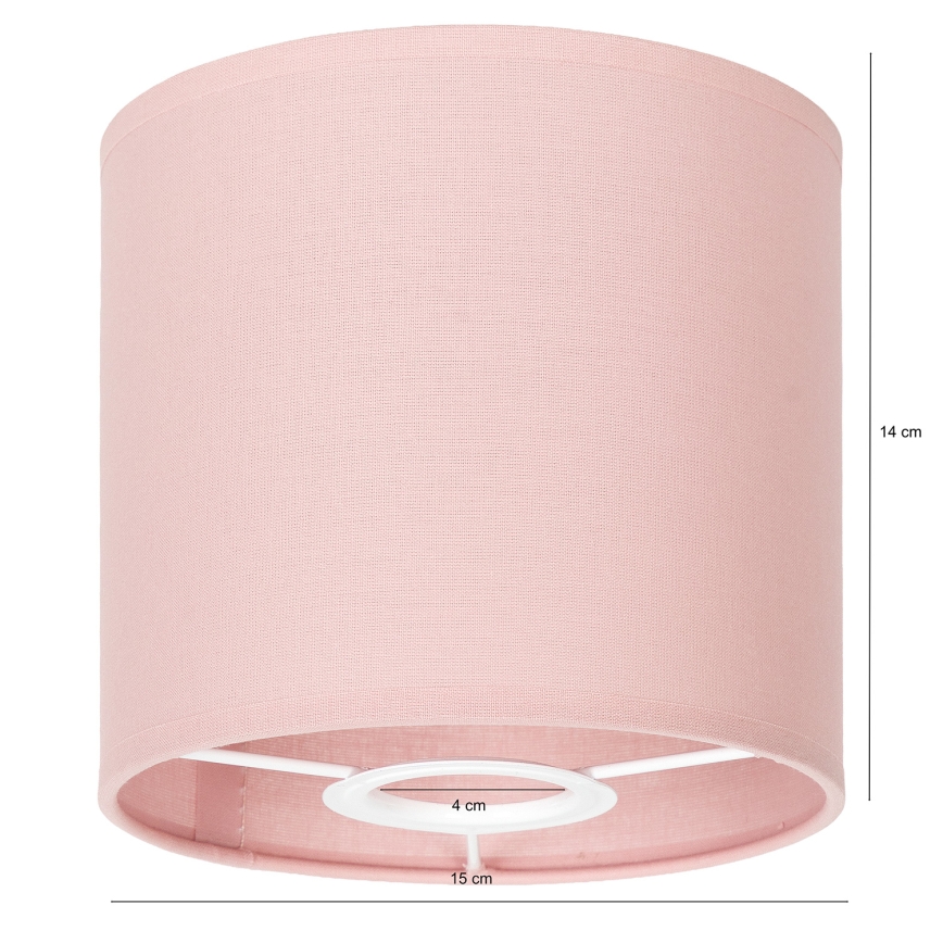BRILAGI - Univerzálne tienidlo BOBO E27 pr. 15 cm ružové