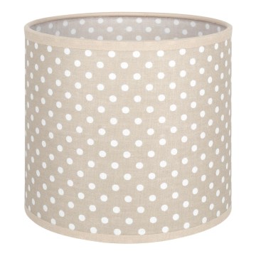 Brilagi - Univerzálne tienidlo BOBO E27 Ø 15 cm béžové/bodky