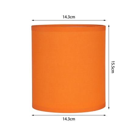 Brilagi - Univerzálne tienidlo NUBILA E27 15,5x14 cm oranžové