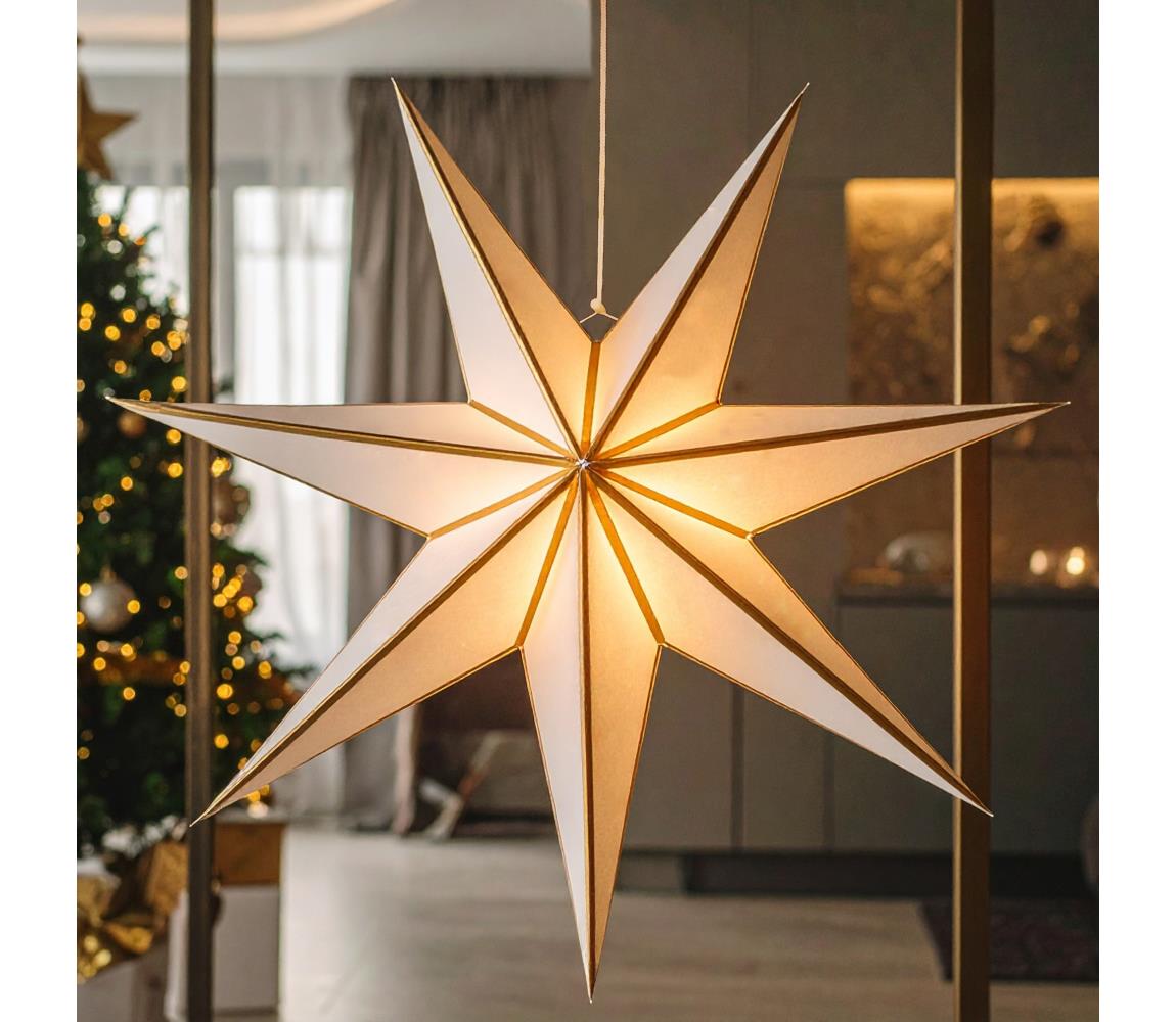 Brilagi - Vianočná LED dekorácia LED/2xAA 70 cm hviezda 1v1118-OEM1