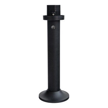 BRILAGI - Vonkajší lampový stĺpik so senzorom pohybu a súmraku HARBOR 1xE27/40W/230V 50 cm IP33 čierna