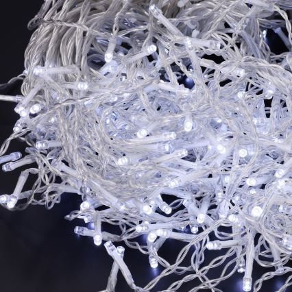 Brilagi - Vonkajší svetelný reťazec 400× LED, 8 režimov, 23 m, IP44, studená biela