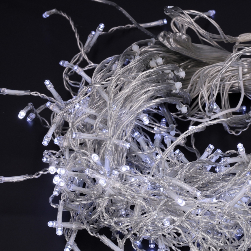 Brilagi - Vonkajší svetelný reťazec 400× LED, 8 režimov, 23 m, IP44, studená biela