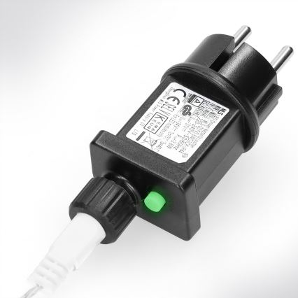 Brilagi - Vonkajší svetelný reťazec 400× LED, 8 režimov, 23 m, IP44, studená biela