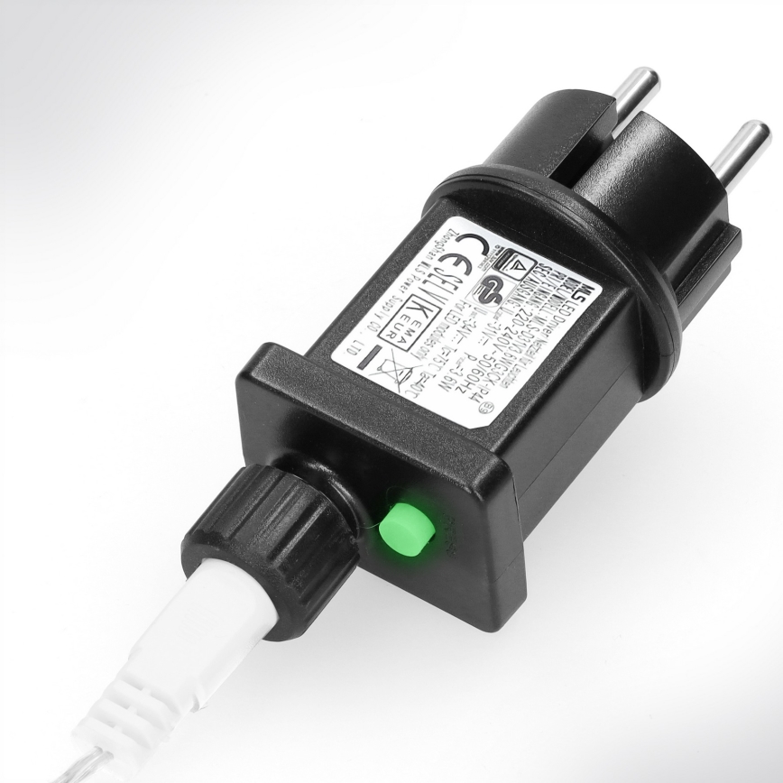 Brilagi - Vonkajší svetelný reťazec 400× LED, 8 režimov, 23 m, IP44, studená biela