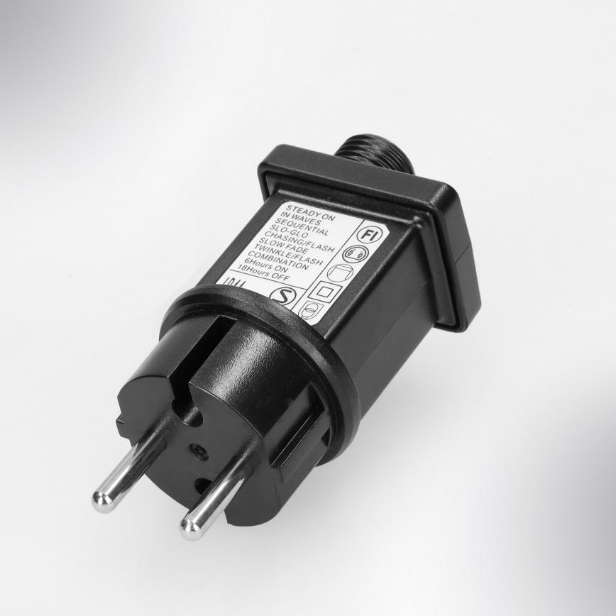 Brilagi - Vonkajší svetelný reťazec 400× LED, 8 režimov, 23 m, IP44, studená biela