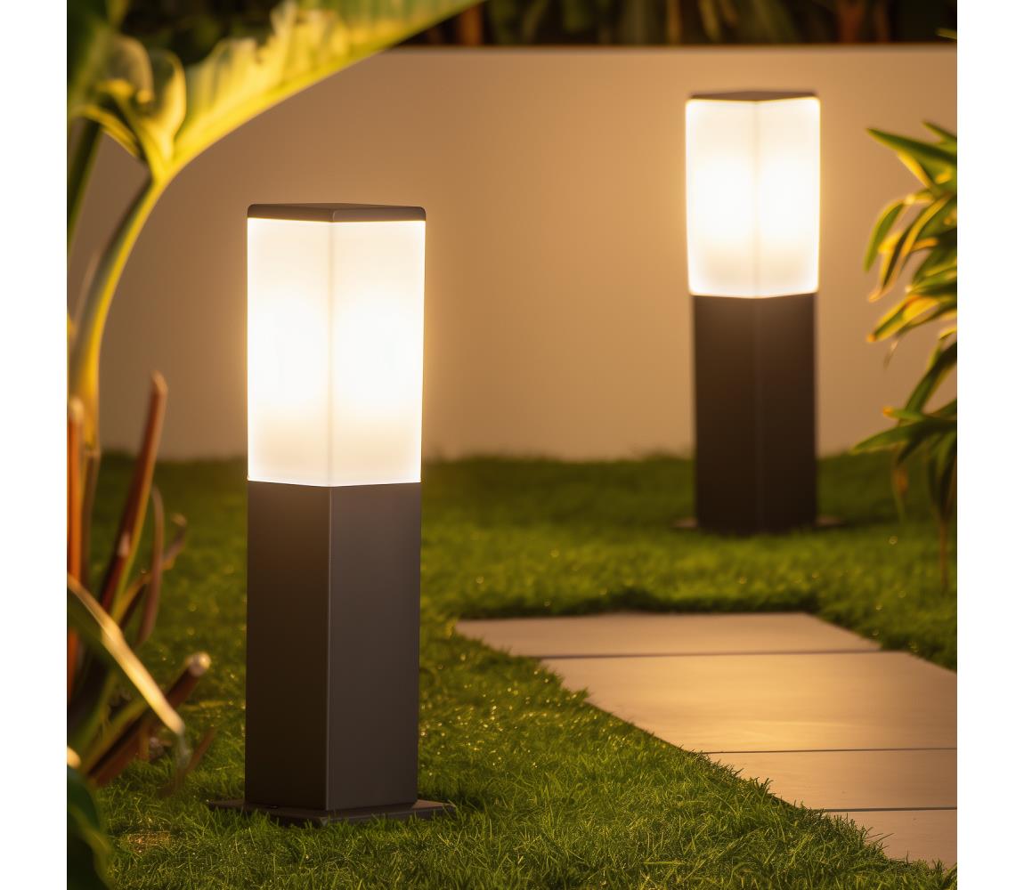 Brilagi - Vonkajšia lampa NOVA 1xE27/15W/230V 40 cm IP44 antracit FG-KH446PSH-40-ANT