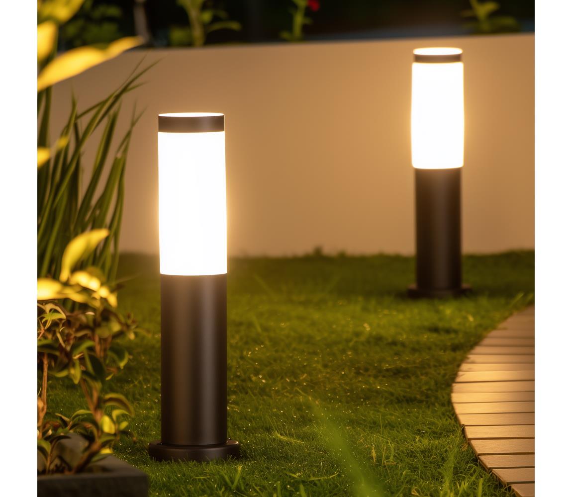 Brilagi - Vonkajšia lampa NOVA 1xE27/15W/230V 40 cm IP44 čierna FG-KH142PSH-40-BLK