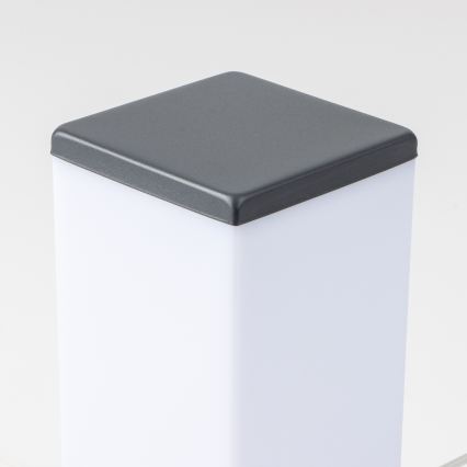 Brilagi - Vonkajšie svietidlo s 2 zásuvkami SCHUKO NOVA 1xE27/15W/230V 40 cm IP44 antracit