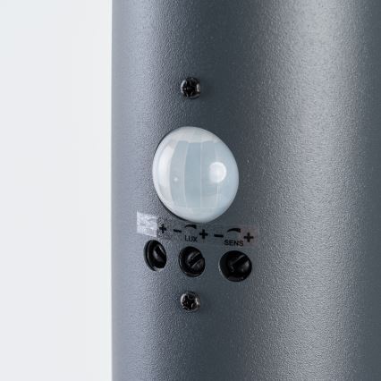 BRILAGI - Vonkajšie svietidlo s pohybovým senzorom ELIA 1xE27/20W/230V IP44 100 cm antracitové