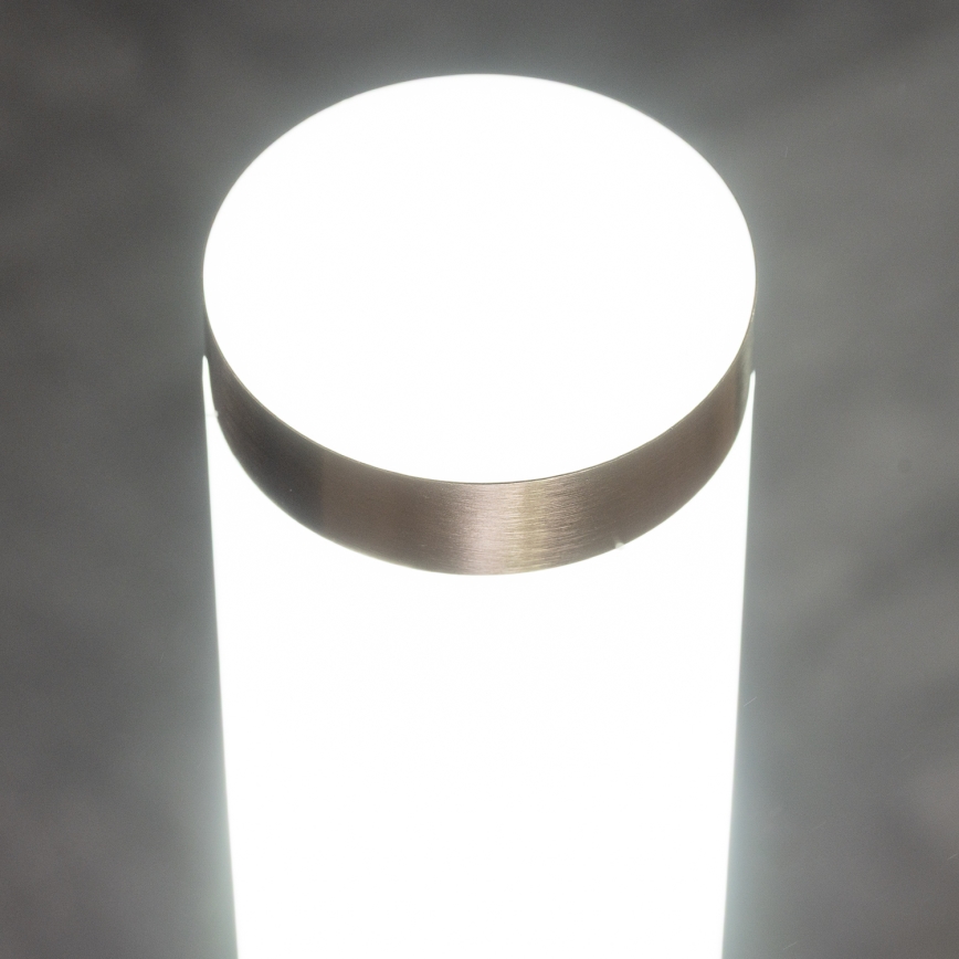 BRILAGI - Vonkajšia lampa so snímačom pohybu ELIA 1xE27/20W/230V IP44 100 cm matný chróm