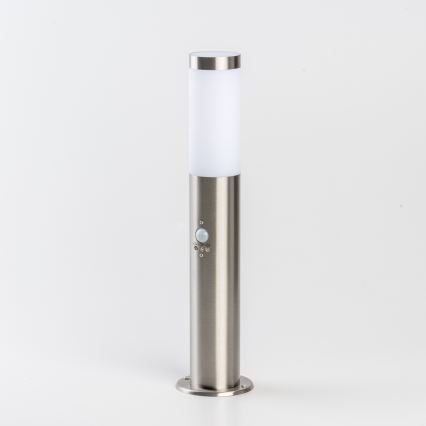BRILAGI - Vonkajšie svietidlo so snímačom pohybu ELIA 1xE27/20W/230V IP44 50 cm matný chróm