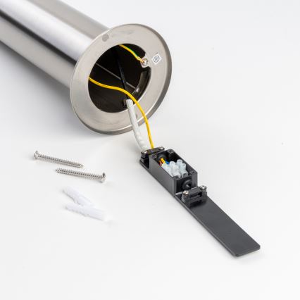 BRILAGI - Vonkajšie svietidlo so snímačom pohybu ELIA 1xE27/20W/230V IP44 50 cm matný chróm