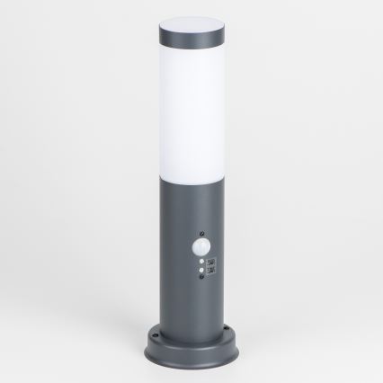 Brilagi - Vonkajšia lampa so senzorom NOVA 1xE27/15W/230V 40 cm IP44 antracitová