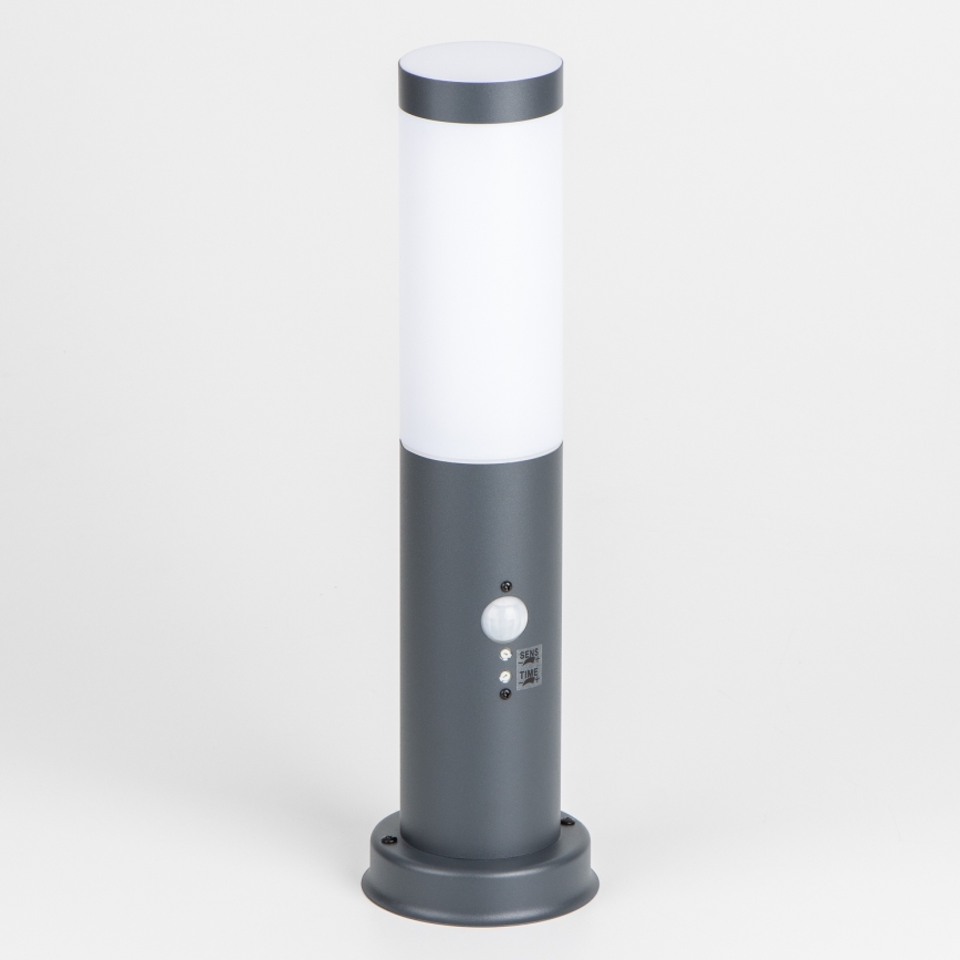 Brilagi - Vonkajšia lampa so senzorom NOVA 1xE27/15W/230V 40 cm IP44 antracitová