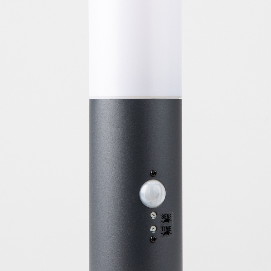 Brilagi - Vonkajšia lampa so senzorom NOVA 1xE27/15W/230V 40 cm IP44 antracitová