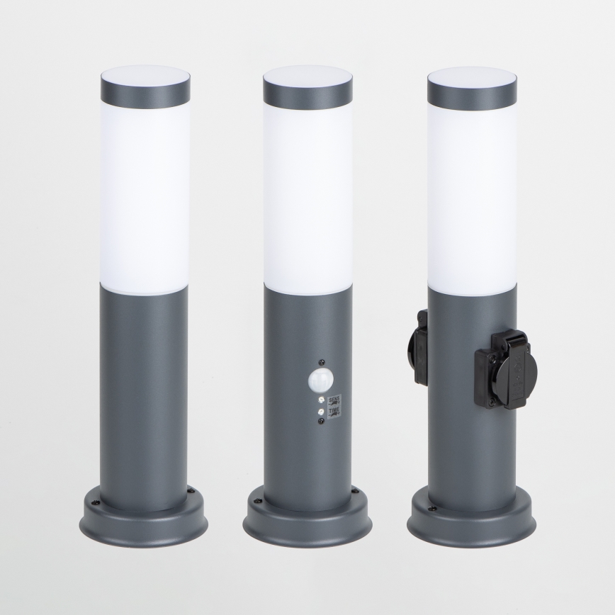 Brilagi - Vonkajšia lampa so senzorom NOVA 1xE27/15W/230V 40 cm IP44 antracitová