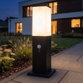 Brilagi - Vonkajšia lampa so senzorom NOVA 1xE27/15W/230V 40 cm IP44 čierna
