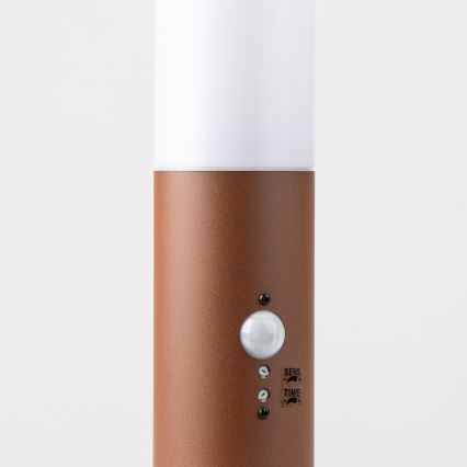 Brilagi - Vonkajšia lampa so senzorom NOVA 1xE27/15W/230V 40 cm IP44 hnedá