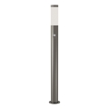 Brilagi - Vonkajšia lampa so snímačom pohybu ELIA 1xE27/20W/230V IP44 100 cm matný chróm