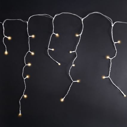 Brilagi - LED vonkajší reťaz 200xLED/8 funkcií 13m IP44 teplá biela cencúle