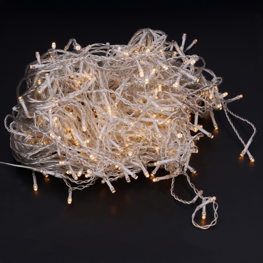 Brilagi - vonkajšia LED reťaz 400xLED/8 funkcií 23m IP44 teplá biela