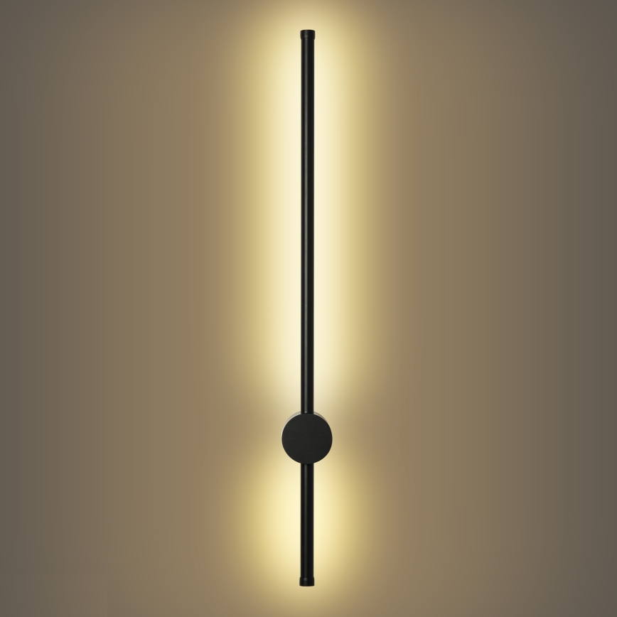 Brilagi - Vonkajšie LED nástenné svietidlo AURA LED/12W/230V 3000K IP54 65 cm čierna CRI 90