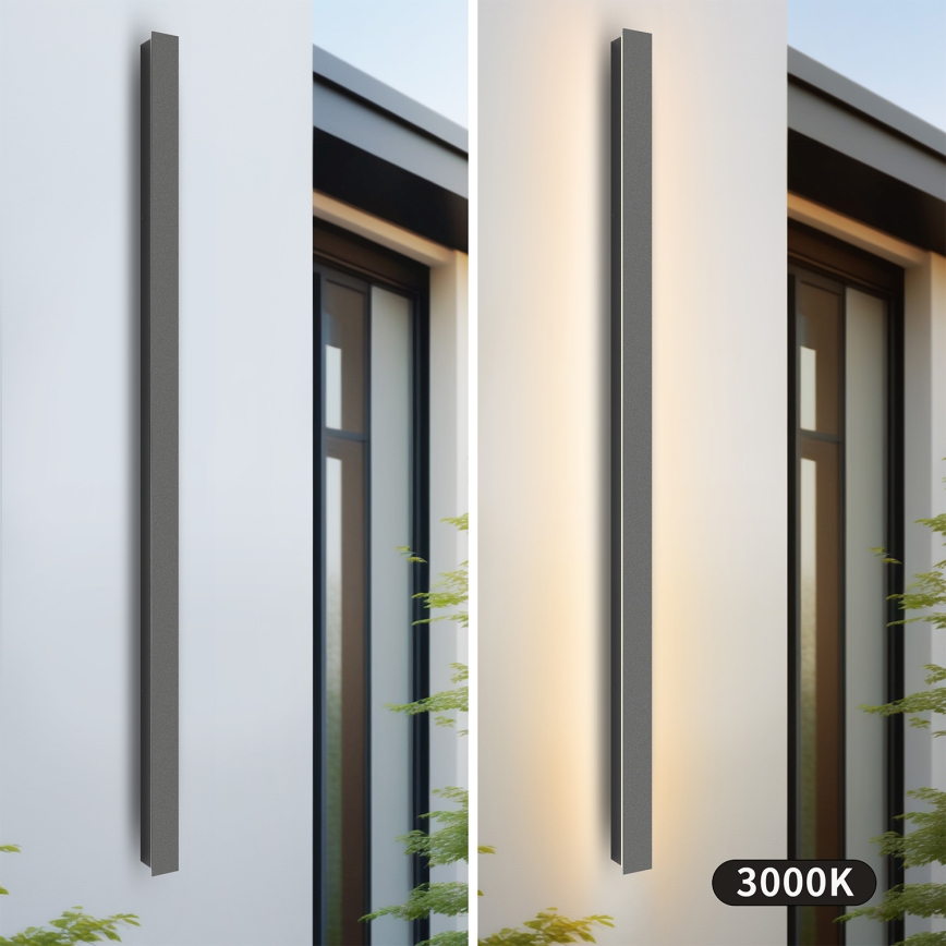 Brilagi - LED vonkajšie nástenné svietidlo LINEAR LED/32W/230V 3000K IP65 140 cm antracit