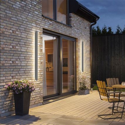 Brilagi - LED vonkajšie nástenné svietidlo LINEAR LED/32W/230V 3000K IP65 140 cm antracit