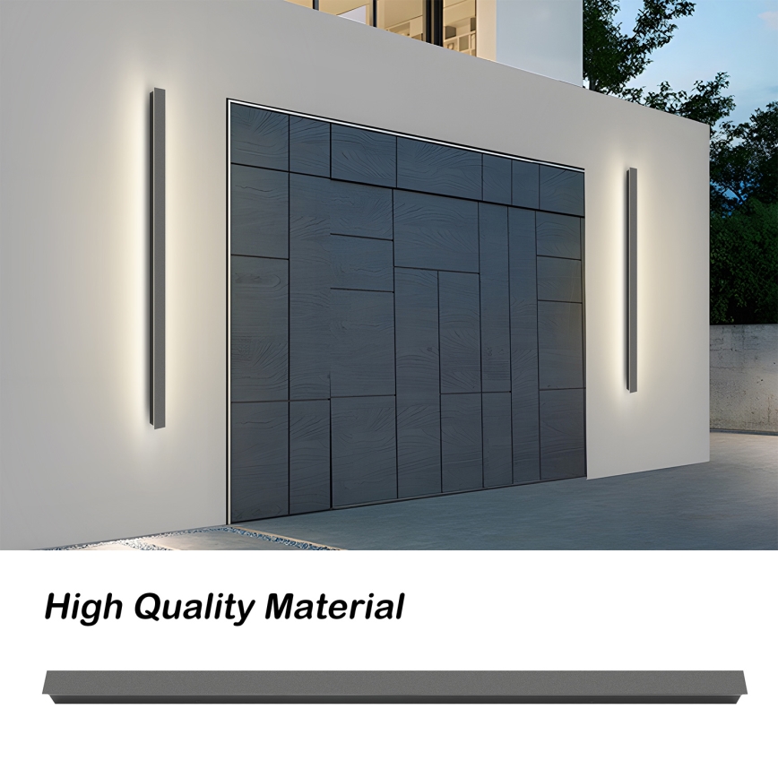 Brilagi - LED vonkajšie nástenné svietidlo LINEAR LED/32W/230V 3000K IP65 140 cm antracit