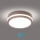 Brilagi - Vonkajšie LED stropné svietidlo BENE so senzorom LED/18W/230V, pr. 21,5 cm, hnedé, IP54