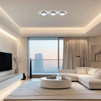 Brilagi - LED vonkajšie svietidlo so senzorom BENE LED/18W/230V priemer 22 cm antracit IP54