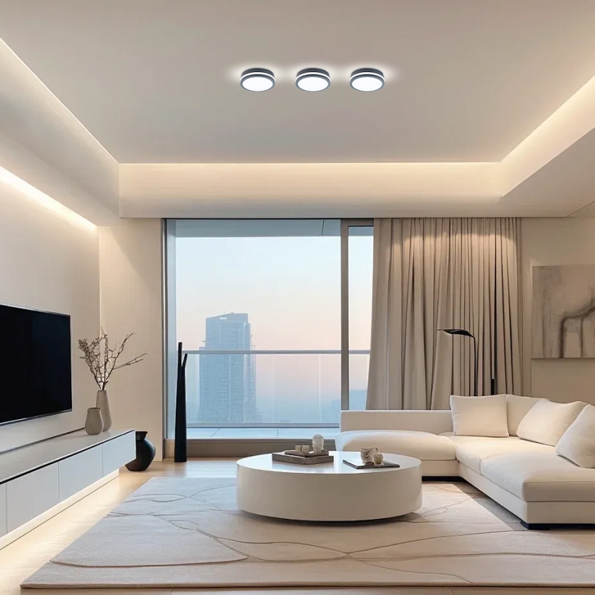 Brilagi - LED vonkajšie svietidlo so senzorom BENE LED/18W/230V priemer 22 cm antracit IP54
