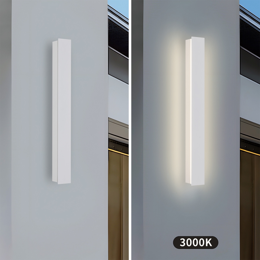 Brilagi - LED Vonkajšie nástenné svietidlo LINEAR LED/12W/230V 3000K IP65 50 cm biela CRI 90