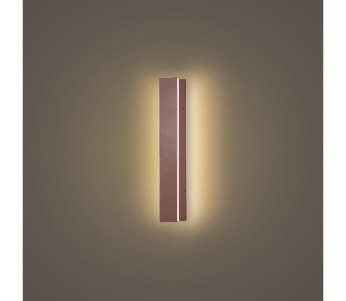 Brilagi - vonkajšie nástenné LED svietidlo LINEAR LED/8W/230V 3000K IP65 30 cm hnedé CRI 90 BRI827