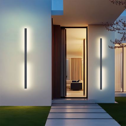 Brilagi - LED vonkajšie nástenné svietidlo LUNA LED/30W/230V 4000K IP65 150 cm antracit CRI 90