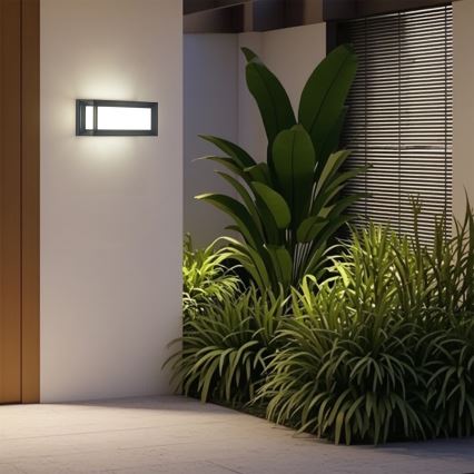 Brilagi - vonkajšie nástenné LED svietidlo PARKER LED/12W/230V antracit IP44