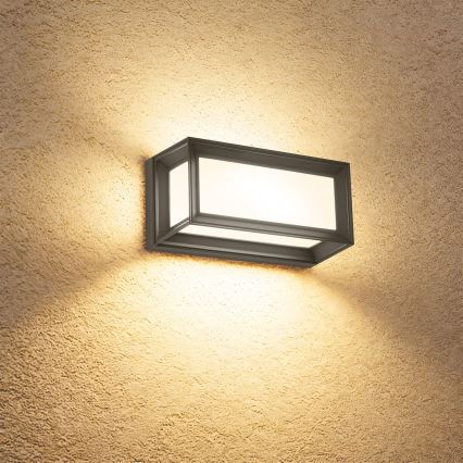 Brilagi - LED vonkajšie nástenné svietidlo so senzorom PARKER LED/12W/230V antracit IP44