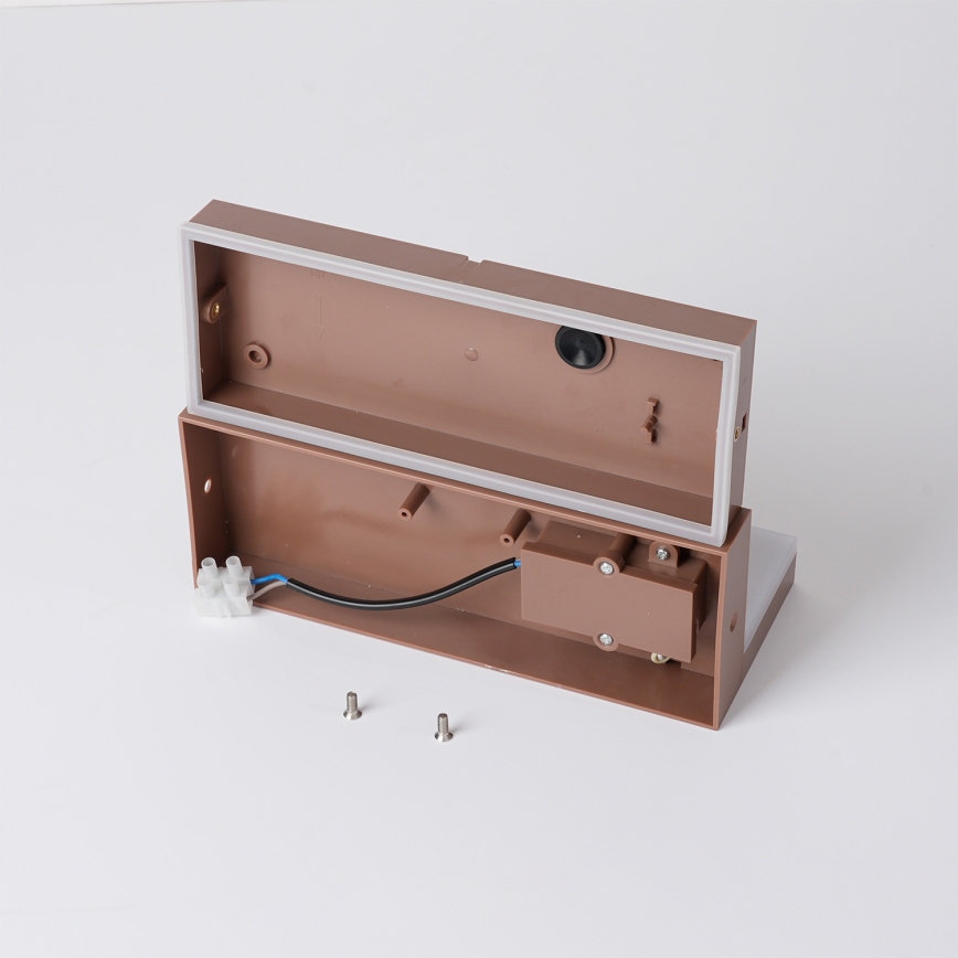 Brilagi - vonkajšie nástenné LED svietidlo TESSI LED/10W/230V hnedé IP54