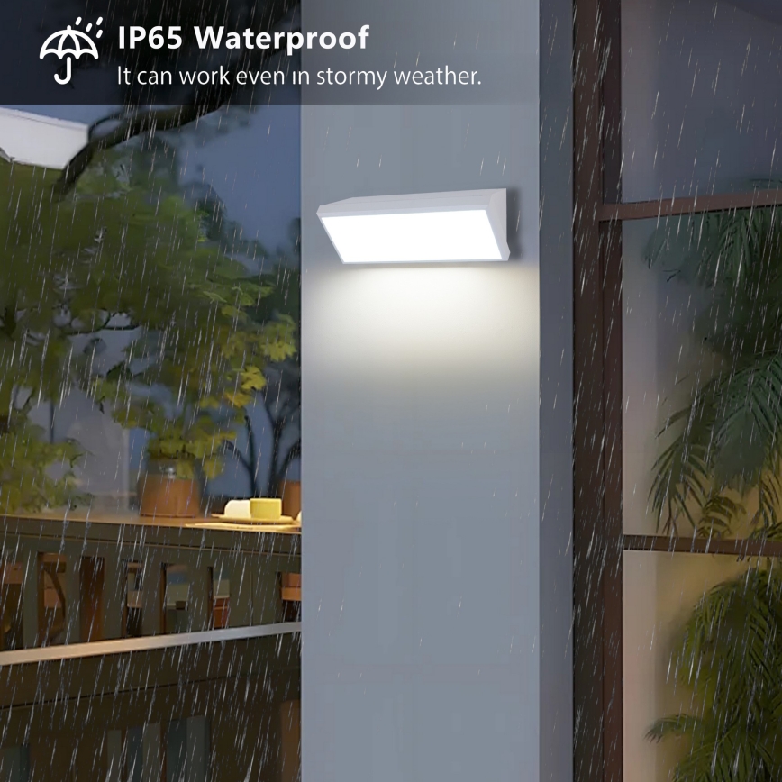 Brilagi - LED Vonkajšie nástenné svietidlo TRIANGLE LED/42W/230V 3000/4000/6500K biele IP65