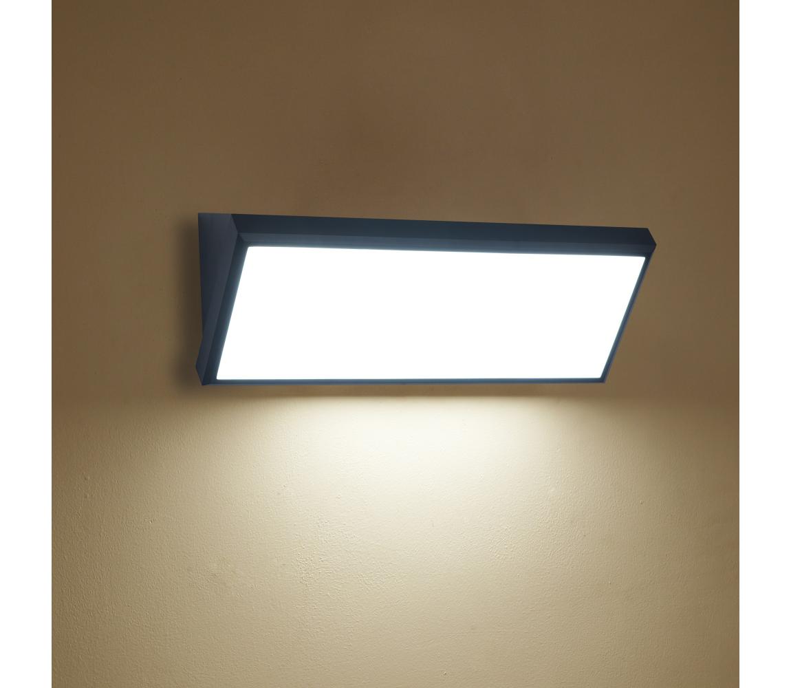 Brilagi - Vonkajšie nástenné LED svietidlo TRIANGLE LED/42W/230V čierne IP65 BRI670